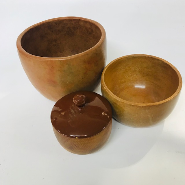 BOWL, Wooden Small - Medium Assorted